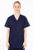 Classic Unisex Scrub Top Navy
