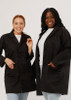 Classic Fit Charcoal Lab Coat