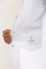 Simmons Inner Pockets Lab Coat - Unisex White