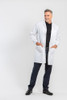 Simmons Knit Cuff Lab Coat - Unisex White