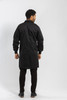 Simmons Knit Cuff Lab Coat - Unisex Black