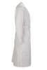 Clarke Hi-Neck Lab Gown - White