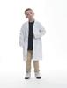 Shine Classic Lab Coat - Junior White