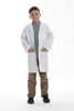 Shine Classic Lab Coat - Junior White
