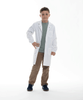Simmons Knit Cuff Lab Coat - Junior White