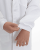 Simmons Knit Cuff Lab Coat - Junior White