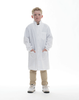 Simmons Knit Cuff Lab Coat - Junior White