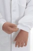 Simmons Knit Cuff Lab Coat - Junior White