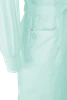 Clarke Hi-Neck Lab Gown - Sea Foam