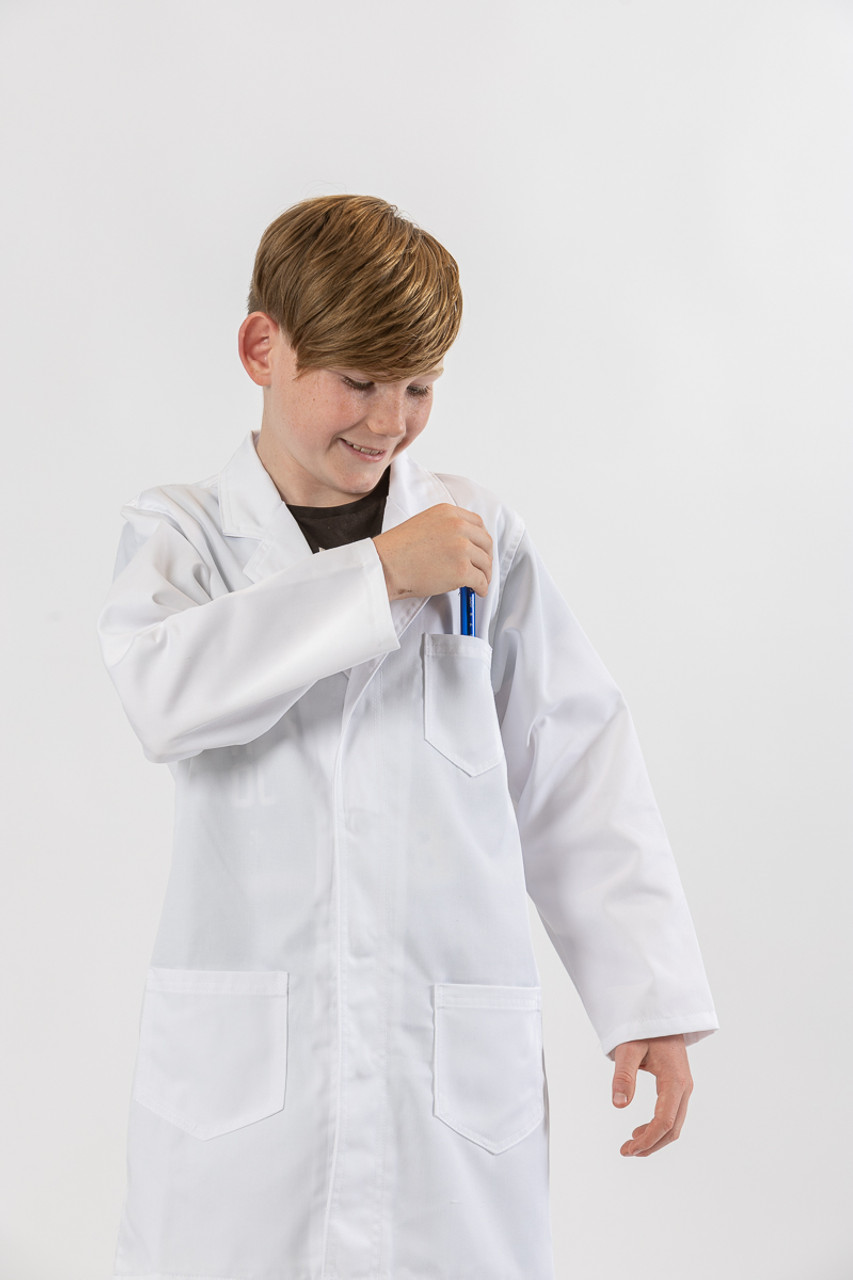 Personalised childrens lab on sale coat