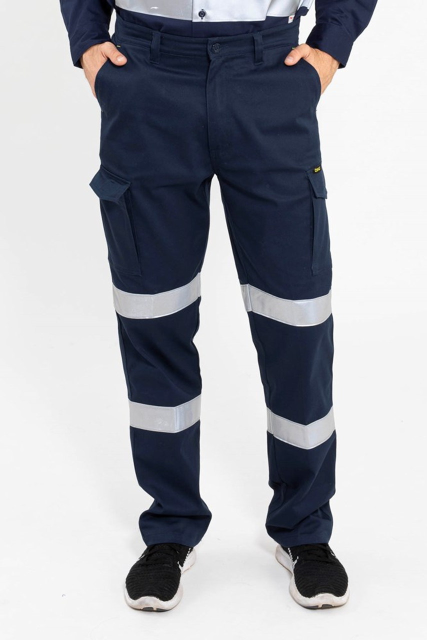 Mens blue cargo work on sale pants