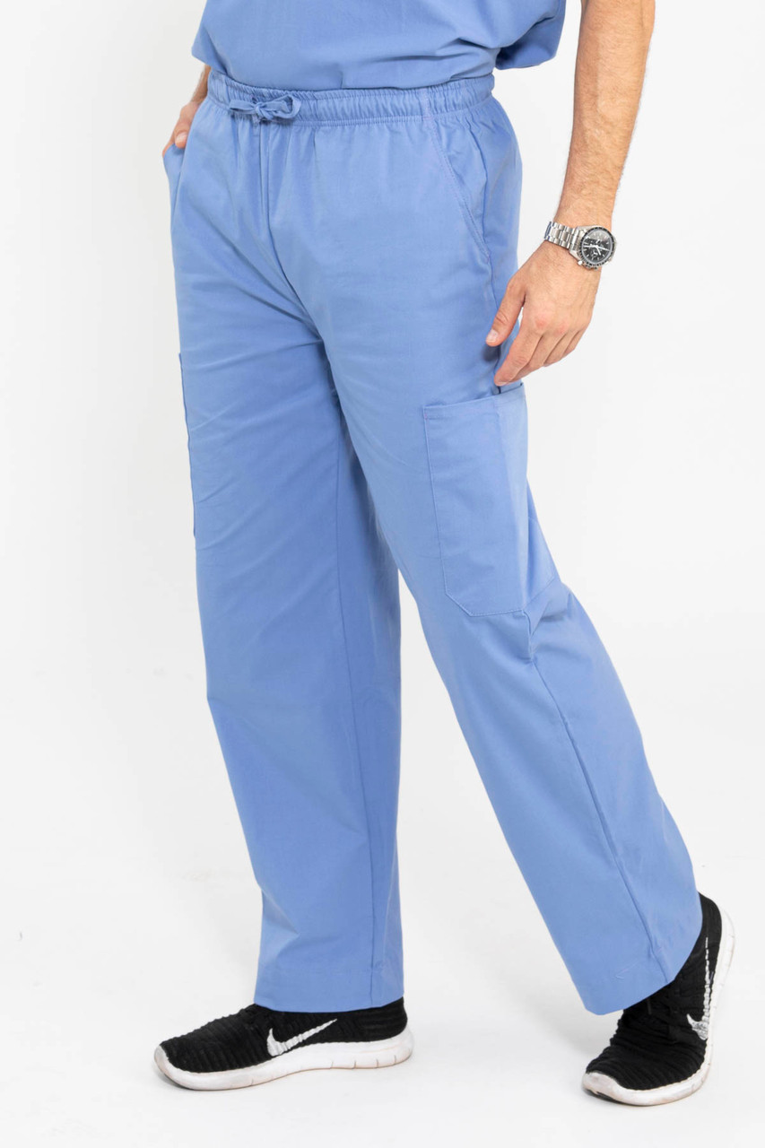 Womens Hope 11Pocket CORE Ceil Blue Scrub Jogger Pant  DOLAN