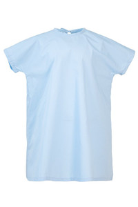 Light Blue Lab Gown Clinic Gown by Source SBG Australia