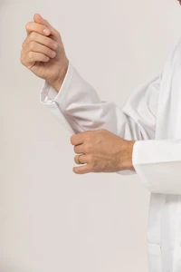 Elemental Short Doctors Lab Coat - White