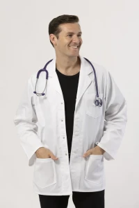 Elemental Short Doctors Lab Coat - White