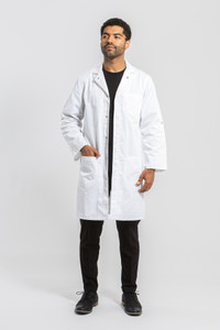 Shine Classic Lab Coat - Unisex White