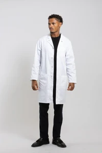 Shine Classic Lab Coat - Unisex White