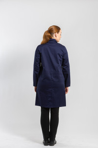 Shine Classic Lab Coat - Unisex Navy