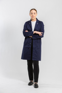Shine Classic Lab Coat - Unisex Navy