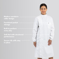 Howie Lab Coat - Unisex White