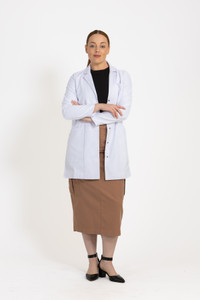 Franklin Executive Lab Coat - Ladies White