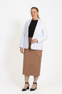 Frazer Executive Lab Coat - Ladies White
