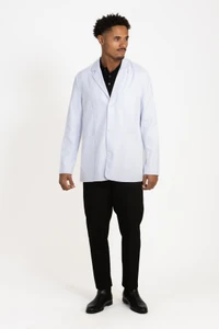 Frazer Executive Lab Coat - Unisex White