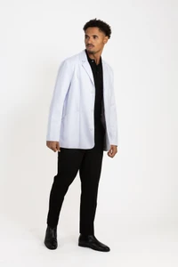 Frazer Executive Lab Coat - Unisex White