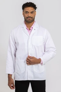 Hollows Lab Coat - Unisex White 