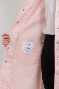 Shine Classic Lab Coat - Ladies Blush
