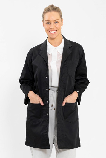 Black Lab Coat | Classic Fit by Source SBG Australia Black Lab Coat | Classic Fit by Source SBG Australia