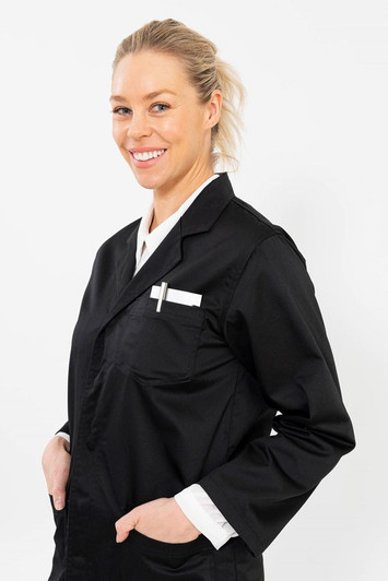 Black Lab Coat | Classic Fit by Source SBG Australia Black Lab Coat | Classic Fit by Source SBG Australia