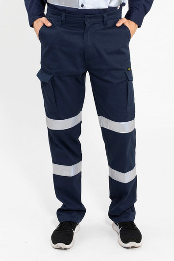 Hi-Vis Double Taped Cargo Pants Navy
