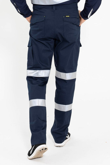 Hi-Vis Double Taped Cargo Pants Navy