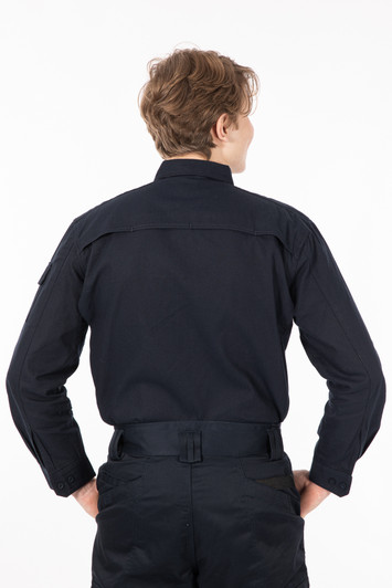 Long Sleeve Cargo Utility Work Shirt
