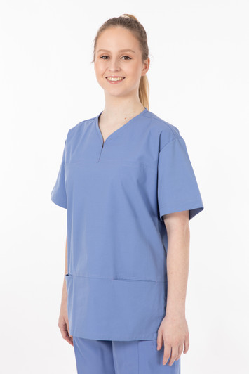 Classic Scrub Womens Top Ceil Blue Classic Scrub Womens Top Ceil Blue