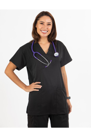 Comfort Scrub Top Black Comfort Scrub Top Black