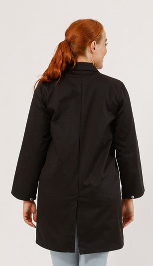 Classic Fit Charcoal Lab Coat