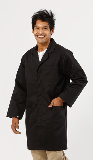 Classic Fit Charcoal Lab Coat
