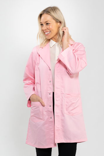 Classic Fit Pink Lab Coat