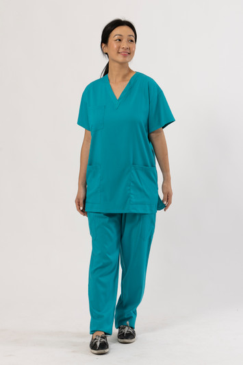 Comfort Scrub Top Teal