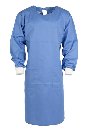 Medium Blue Unisex Lab Gown