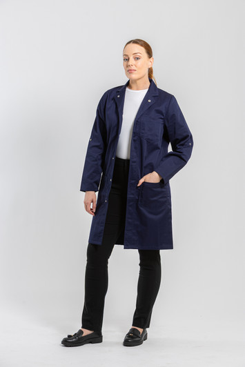 Shine Classic Lab Coat - Unisex Navy