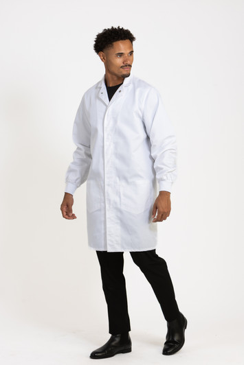 Simmons Inner Pockets Lab Coat - Unisex White