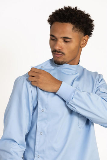 Howie II Lab Coat- Universal Cashmere Blue