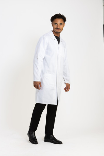 Wood Lab Coat - Universal White