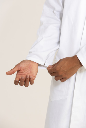 Wood Lab Coat - Universal White