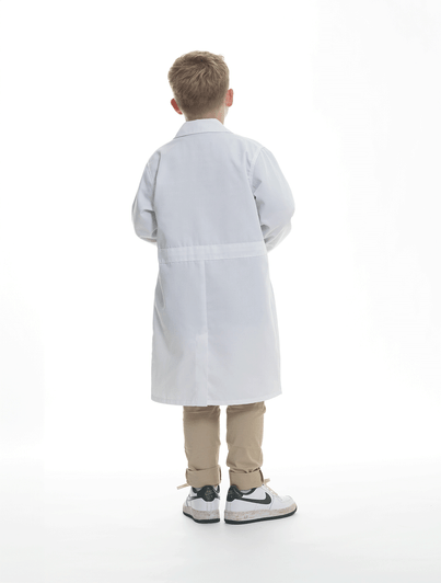 Shine Classic Lab Coat - Junior White