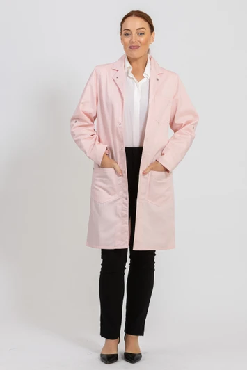 Shine Classic Lab Coat - Ladies Blush