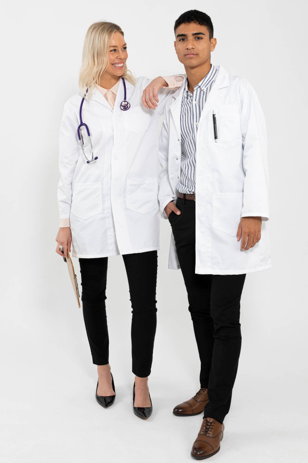 Essential Lab Coat White